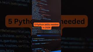 5 Python skills needed in 2026