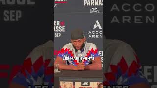 Salahdine Parnasse répond à Dan Hooker sur la pression de son premier main event ! 🔥