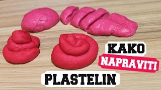 Kako napraviti plastelin kod kuce/ como hacer plastilina / DIY plasticine