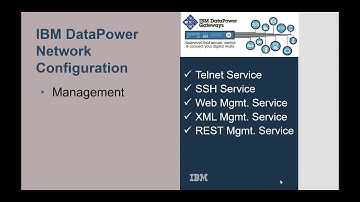 DataPower Network Management Configuration