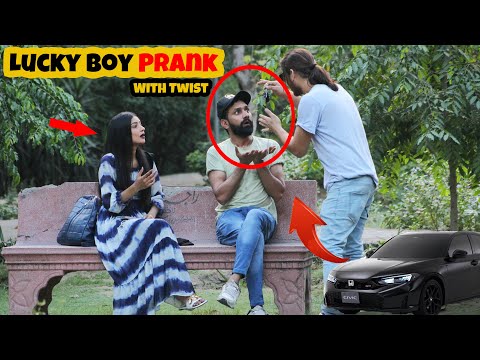 Lucky Boy prank on Cute Girl with Twist Part 5 | prank in Pakistan | Epic Reactions 😂😂