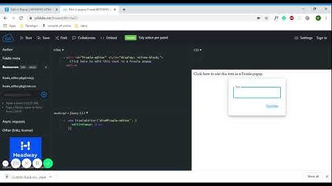Edit in popup Froala WYSIWYG Editor V3 - JSFiddle
