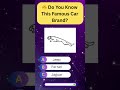 🧠Can you guess the famous car logo .. Test your brain with exciting Logo Challenge! #short #viral
