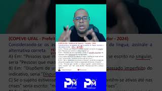 NORMA-PADRÃO - COPEVE -AL #dicasdeportuguês #português #portuguesparaconcursos #gramatica #copeve