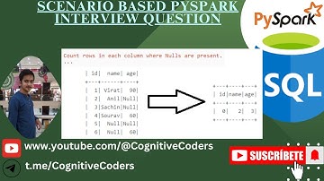 5. Count rows in each column where Nulls are present | PySpark | SQL | Data Engineering Interview