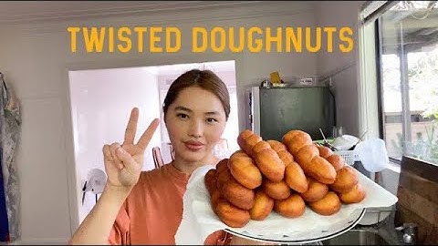 Twisted Doughnuts (Kkwabaegi) | Easy Homemade Recipe | Tibetan Vlogger