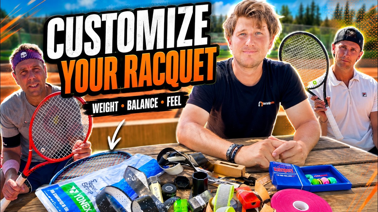 Grips and customization for true tennis nerds
