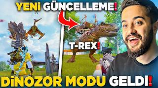 4 YIL SONRA DİNOZOR MODU GERİ GELDİ! YENİ GÜNCELLEME ve T-REX MODU! PUBG Mobile