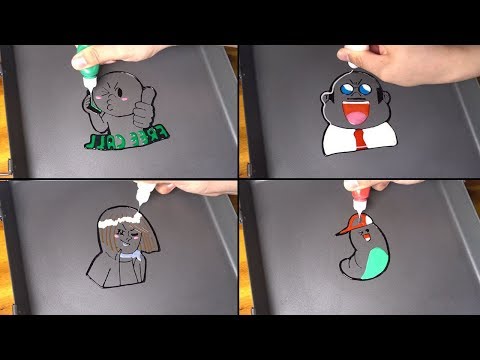 <strong>LINE</strong> FRIENDS Pancake <strong>Art</strong> 2 - Moon, James, Boss, Edward