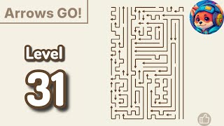 Arrows GO! — Level 31 Walkthrough & Solution 🧩✨ 