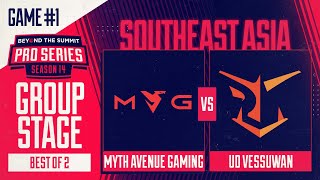 MAG vs UD Vessuwan Game 1 - BTS Pro Series 14 SEA: Groups w/ BluScale & Otomo