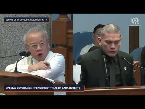 Baste Duterte says he only learned about Gencorp when mentioned at impeachment trial