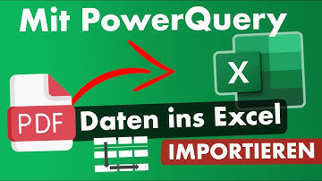 Daten aus PDF in Excel importieren & einfügen via PowerQuery