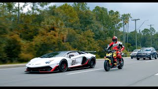 Lamborghini SVJ and Ducati v4 Streetfighter duo- 4k