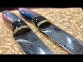 Making of: knives for twin girls with Poul Strande damascus blades