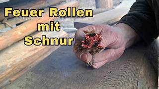 So rollst du eine Glut mit Schnur und Asche | Anleitung | Tutorial | Survival | Feuerrollen