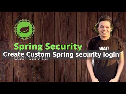 Create Custom Spring security login