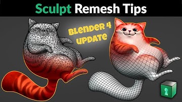 Sculpt Remesh tips for Blender 4 | Blender Secrets