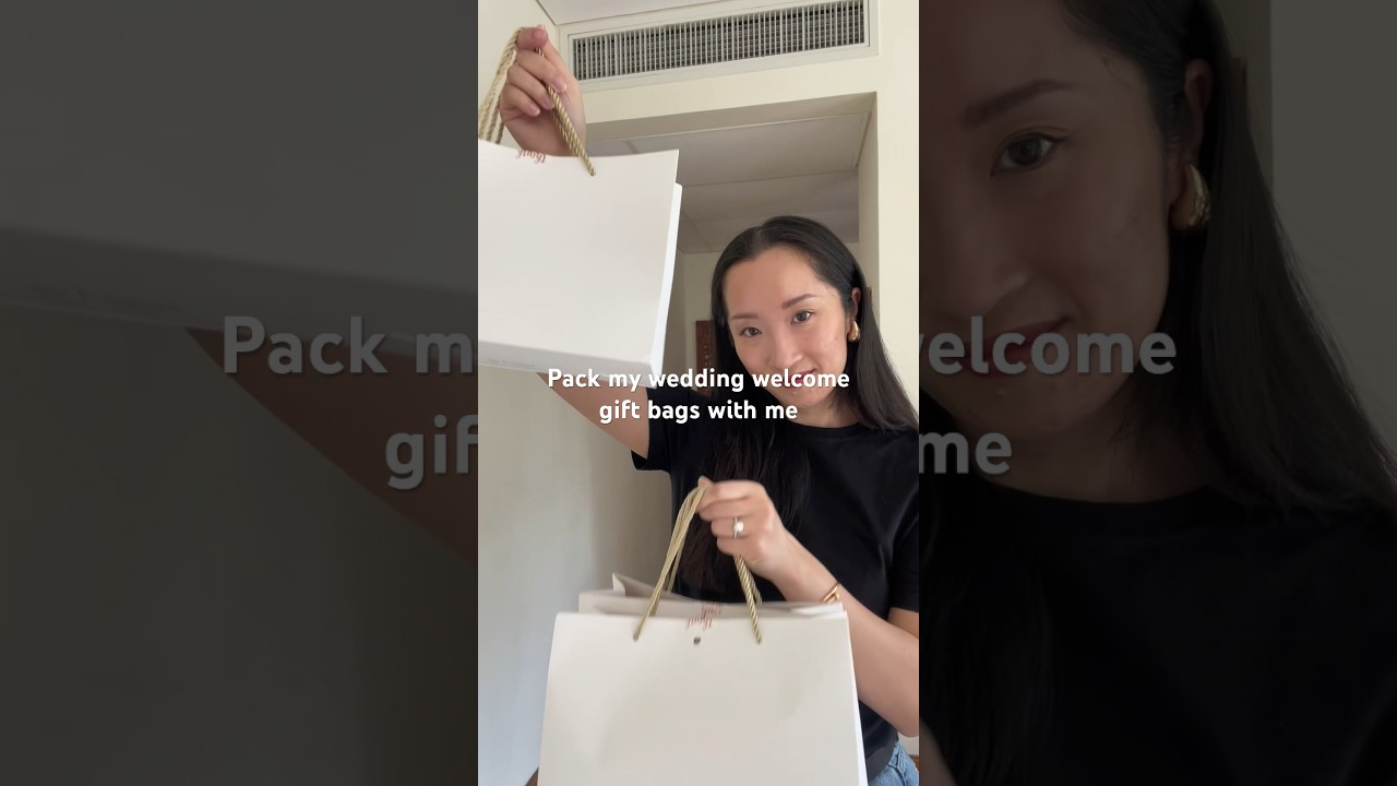 Pack my wedding welcome gift bags with me! 