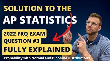 AP Statistics 2022 Exam Free Response Question 3 Answers