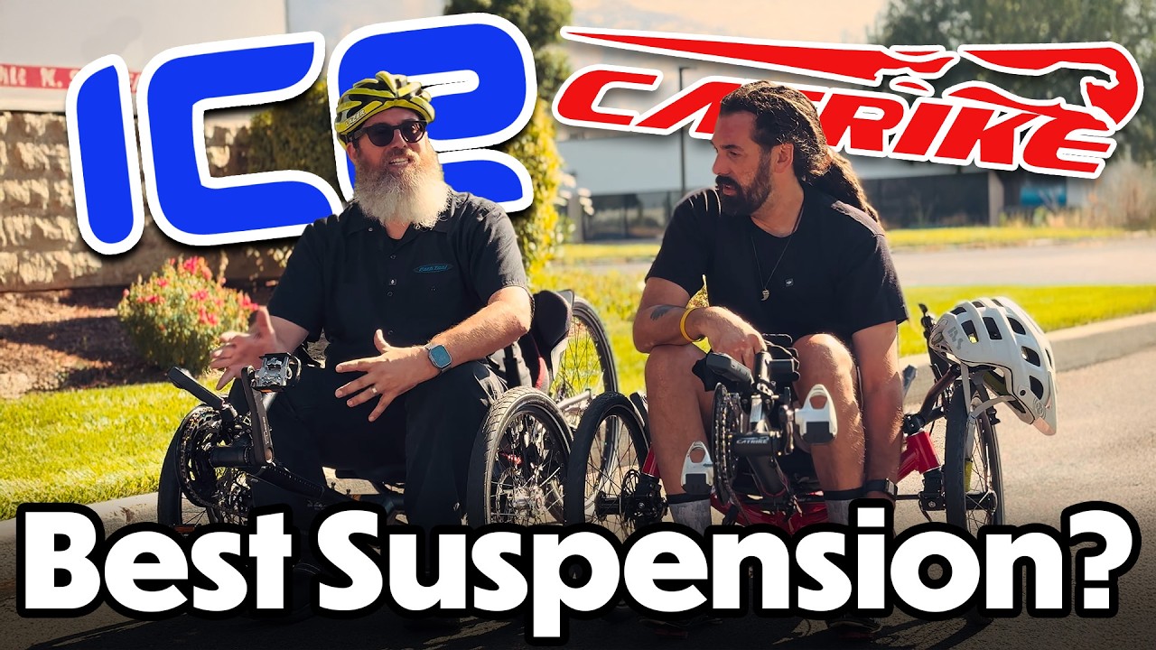 Which Trike Suspension is BEST? Catrike Dumont vs ICE Sprint X Tour
