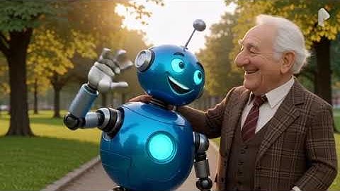 PixVerse V5 Image Text 360P A friendly robot w