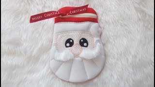In the hoop Lined Santa Bag - Design by Kreative Kiwi In the hoop Lined Santa Bag - Design by Kreative Kiwi