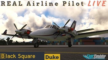 The Turbine Duke | PT6 Turboprops in the Mountains | Real Pilot | #msfs2020 #duke #justflight