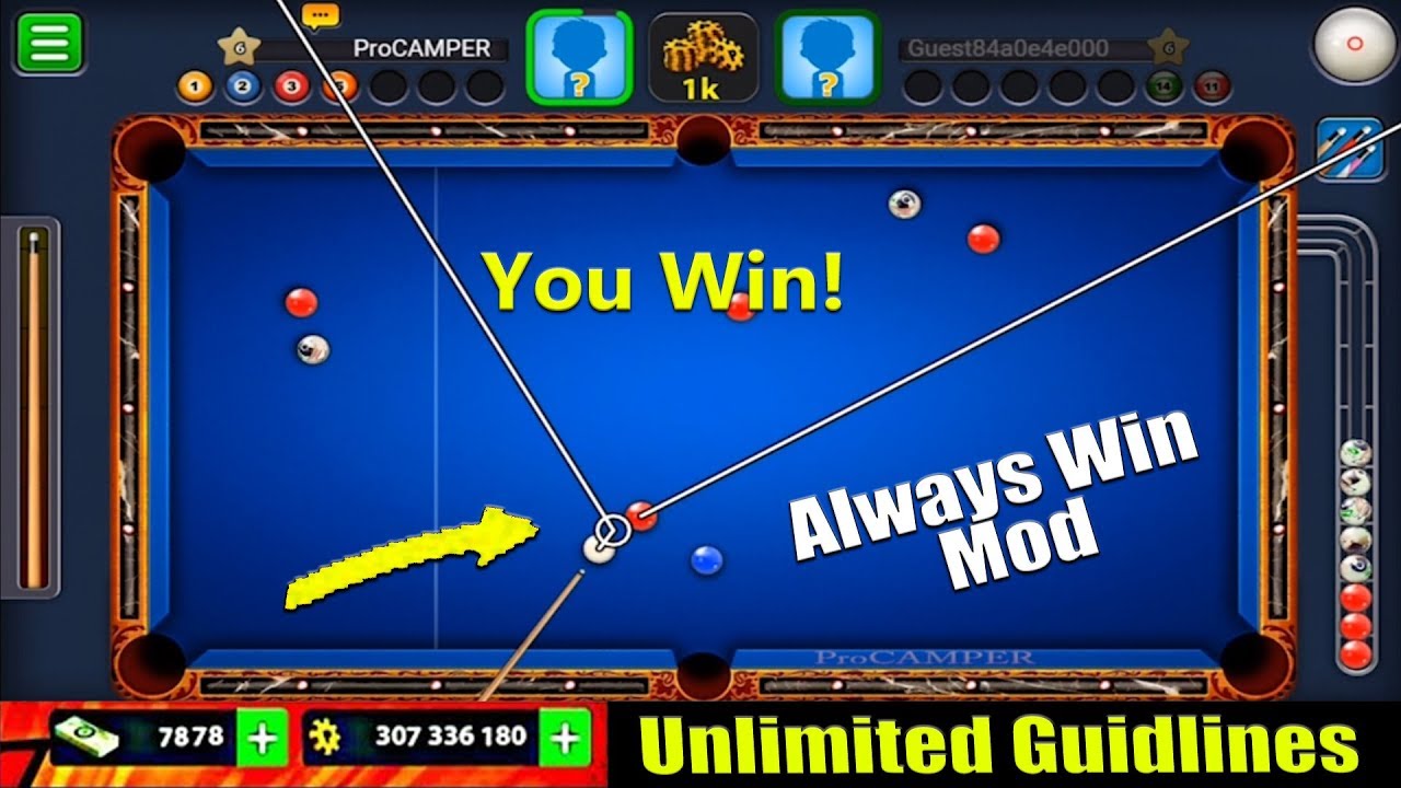 8 Ball Pool Unlimited Guidelines + Auto-win + Anti-ban + ... - 