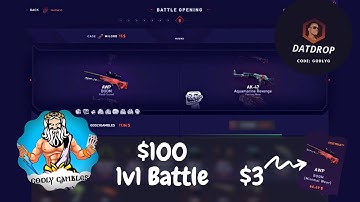 DATDROP THROWBACK VIDEO ($100 BATTLE)