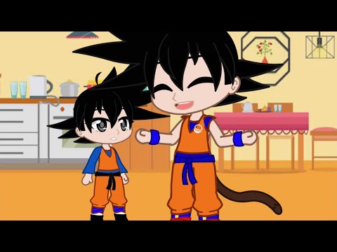 Goku/Kakarot & Goten Have The Talk… but in Gacha Club version