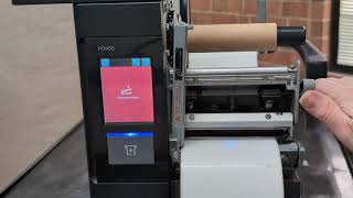 PD45S Startup and Media Loading
