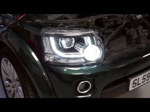 Activating the Headlamp DRL function with IID tool on Land Rover Discovery 4 / LR4