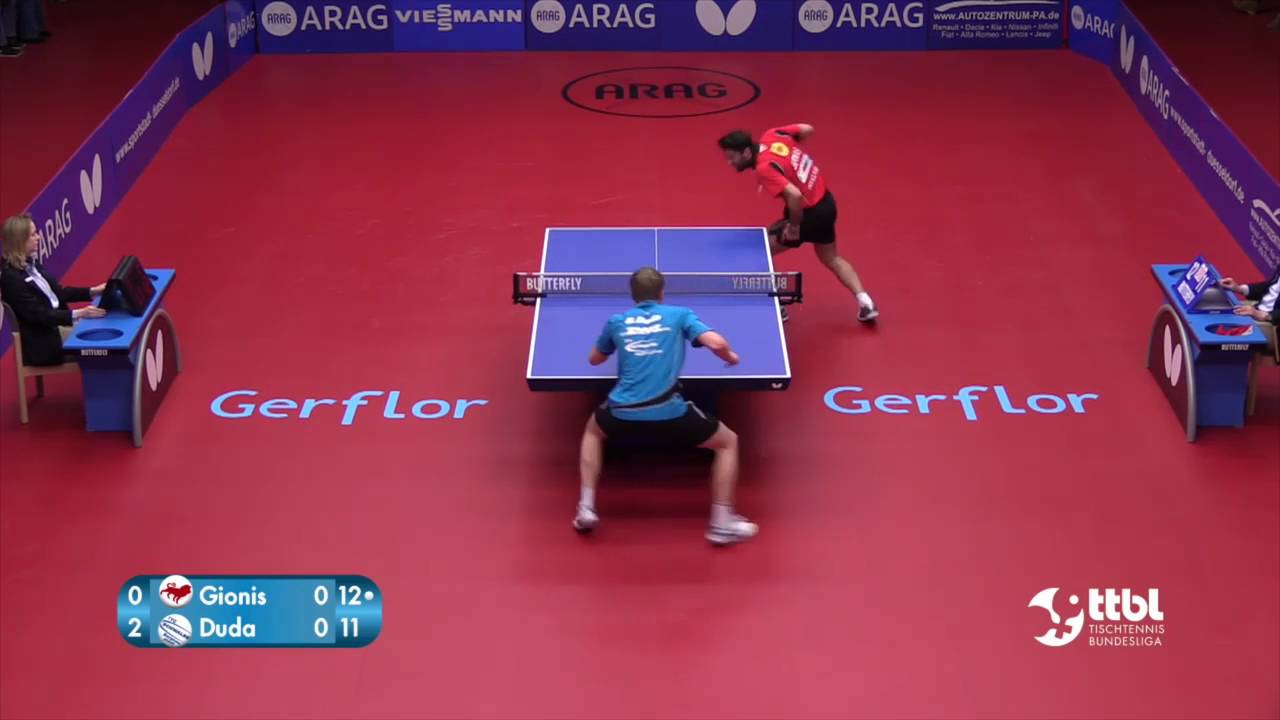 Der beste Ballwechsel des 17. Spieltags 2015_16 - Tischtennis Bundesliga