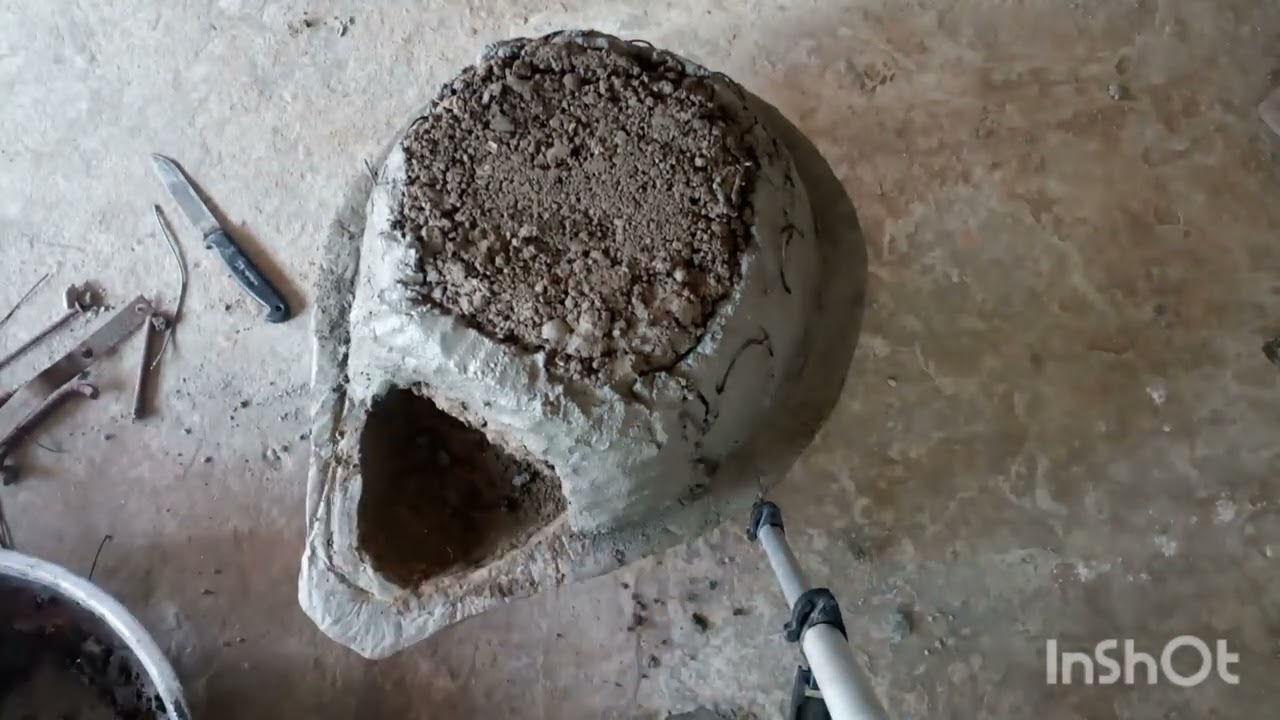 সিমেন্টের তৈরি চুলা,,