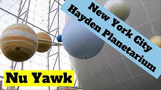 🟡 New York City | Hayden Planetarium Part Of The Museum Of Natural History. Stars, Planets & Shops!