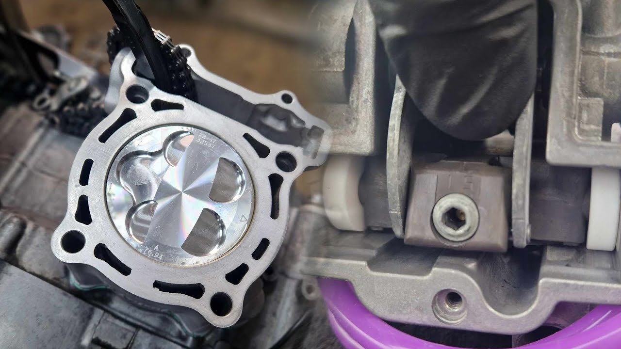 YAMAHA YZF 250 - wymiana tłoka, serwis zawieszenia i gaźnika 🔥 Keihin FCR