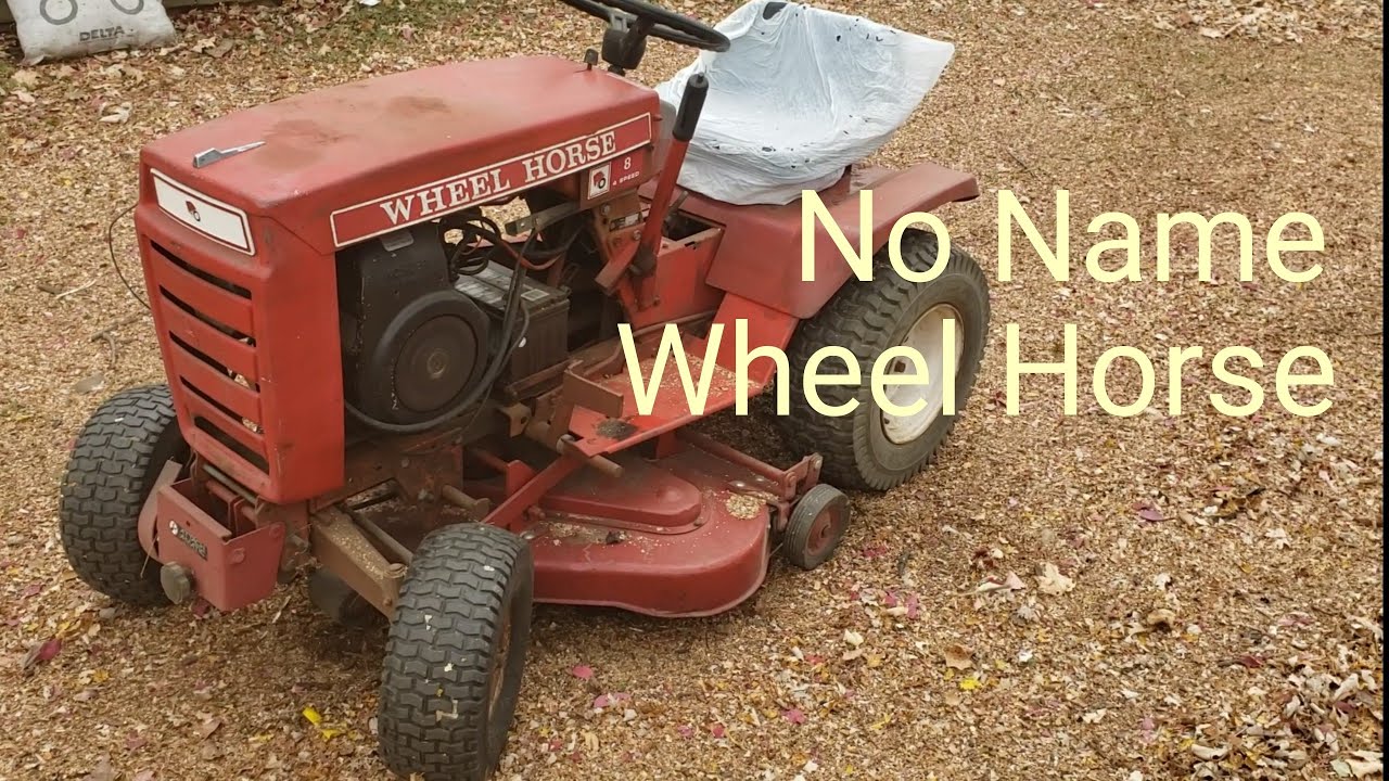1973 Wheel Horse No Name 8hp 4 speed YouTube