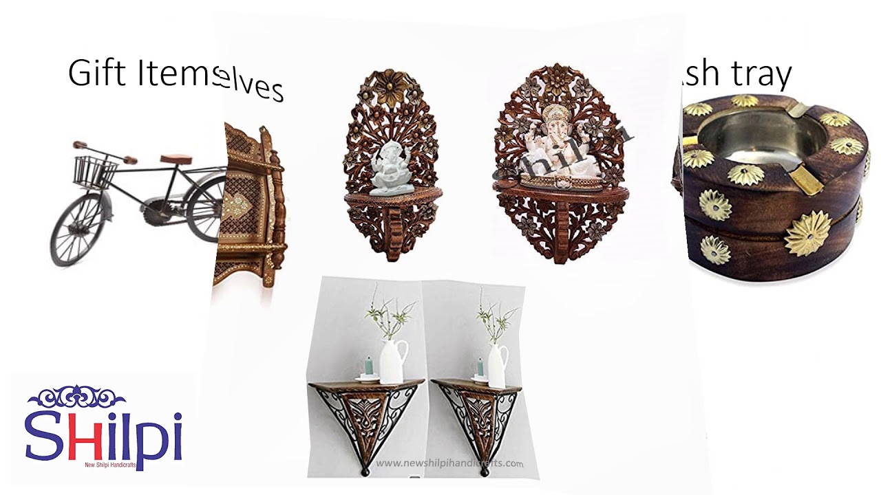 New Shilpi HandiCrafts carved antique wooden furniture and home decor products Online