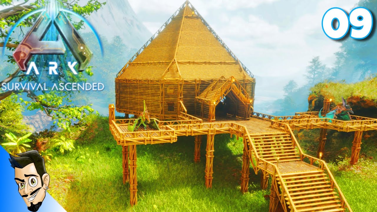 JE CONSTRUIS MA MAISON SUR LE SPOT IDEAL ! EP9 - Ark Survival Ascended