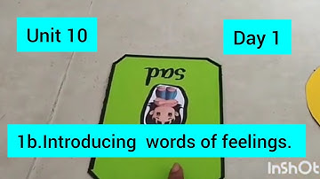 Unit 10 My feelings Day 1/1b.Introducing words of feelings English Ennum Ezhuthum Term 1