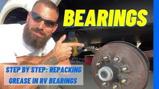 How to repack wheel bearings | Installing grease seals on Grand Design Solitude