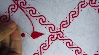 Hand Embroidery, Nakshi Kantha Drawing and Stitching, Beautiful Nakshi Kantha Design