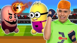 VIREI UM MINION NO FUTEBOL DE CABEÇÃO!! (Head Soccer)