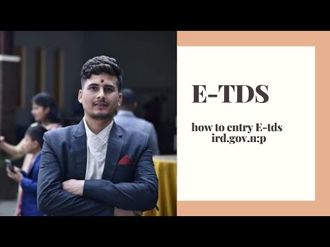 How to Entry E -TDS  #ird.gov.np