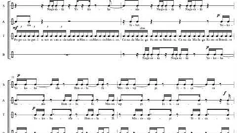 Ernst Toch - Geographical Fugue for SATB Choir (19...
