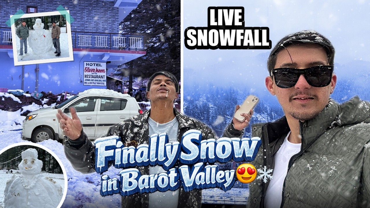 Snowfall 2026 ❄️ | Chandigarh to Barot Valley Drive 🚗
