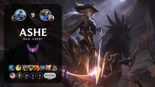 Ashe ADC vs Ezreal - NA Master Patch 13.22