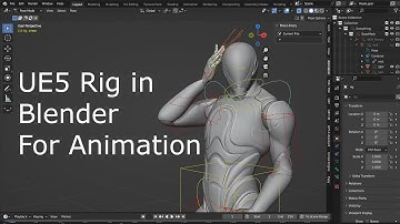 Blender UE5 Manny Rig with Customization Support