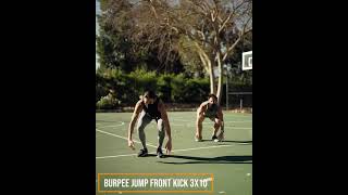 Burpee Jump Front Kick